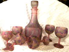 Vintage Reuven Decanter Glass