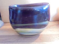 wonderful  Siddy Langley art glass vase  - signed and dated 2011