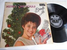 Merry Christmas Brenda Lee LP 1964 Brunswick Very First Press 1K 1K 1G 1G NM Gd