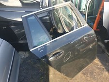 BMW E61 2006 DRIVER SIDE REAR RIGHT DOOR BLACK #1002