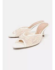 Zara Mesh Pearl Embellished