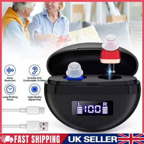 Pair digital hearing aids - pair,