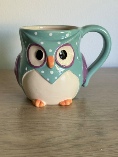 Owl ceramic mug duck - ceramic,