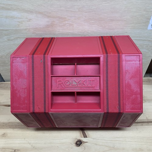 Vintage rolykit red - red, portable