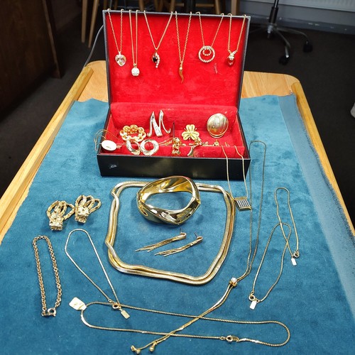 Jewellery job lot gold - jewellery,