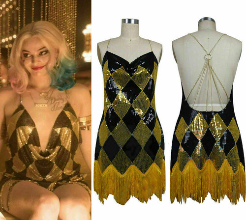 Harley quinn sequins club - sequins,