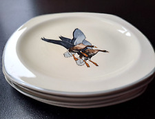Midwinter Stylecraft WILD GEESE Peter Scott - 6 x 6" SIDE PLATES - mid-century 3