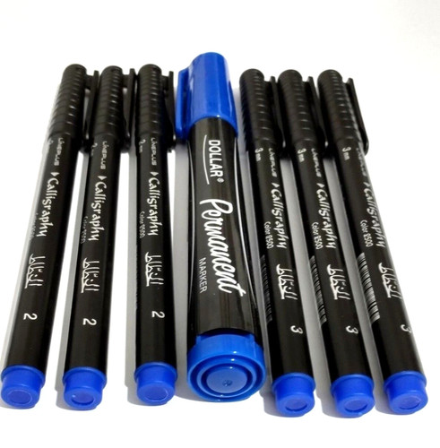 Chiselled nib calligraphy - chiselled,
