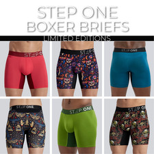 STEP ONE New Mens Boxer Briefs