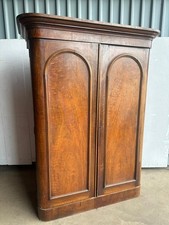 A Victorian walnut wardrobe
