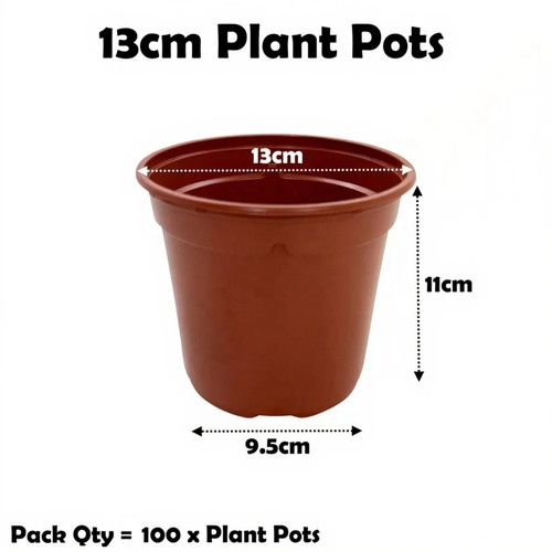 13cm plant pots litre - 13cm, 1