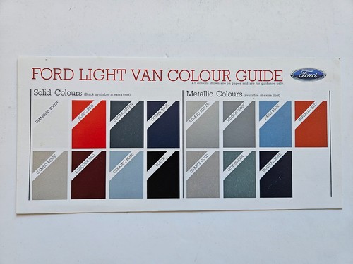 Ford escort mk3 van colour - ford,