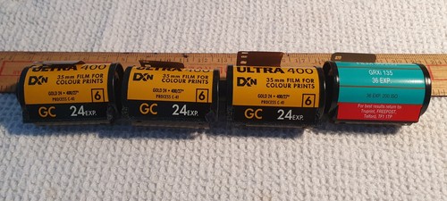 35mm film rolls - 35mm, stored