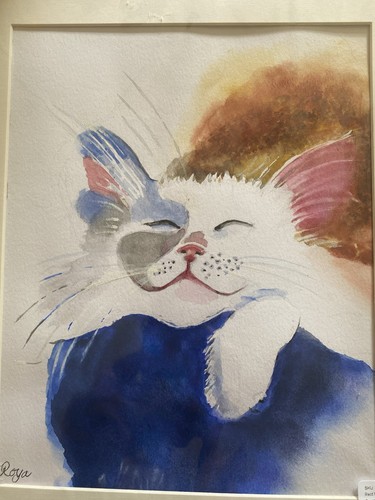 Unframed watercolour painting - unframed,