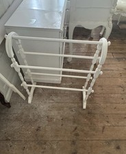 Vintage Wooden Towel Rall Blanket Stand 