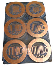 Vintage Antique Copper Wood