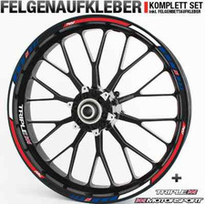 Wheel Rim Stickers + For Speed Triple Union Jack Triumph Buell