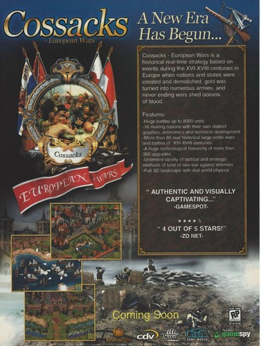 Cossacks european wars print - cossacks:,