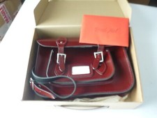 THE LEATHER SATCHEL CO WINE RED SATCHEL BRAND NEW