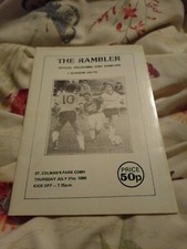 Cobh Ramblers v Celtic 1986/87