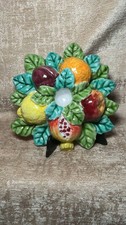Italian Majolica Fruit Candle