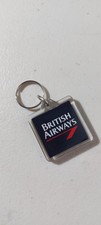 Vintage British Airways Plastic  Keyring. Split Ring #K1 / 246