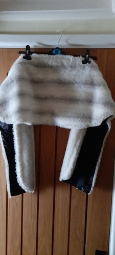 Vintage tissavel white faux - white,