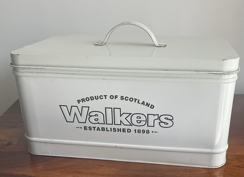 Vintage walkers shortbread tin - vintage,