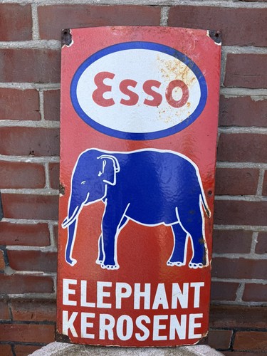 Vintage rare esso red - esso, blue