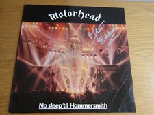 Motorhead Lemmy Fast Eddie Vinyl LP Album Hand Signed in 2011/17 + COA Guarantee
