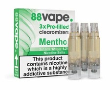 88 Vape Clearomizer Pre Filled