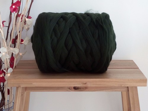 Forest green merino - merino, wool