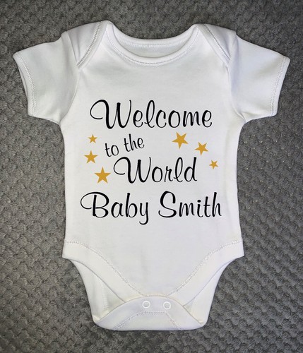 Personalised baby grow - personalised,