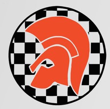 Trojan decal sticker mod ska northern soul reggae scooter LI TV SX GP PK PX 