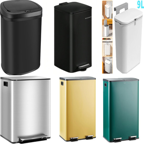 30l double kitchen bin - x,