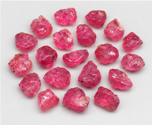 20pcs natural ruby - natural,