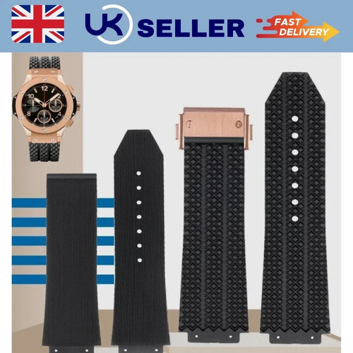 Rubber strap for - strap, hublot