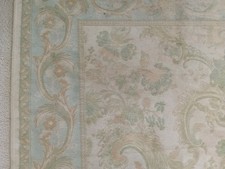 Laura Ashley Baroque Rug Duck Egg 240cm X 170cm Large Rug