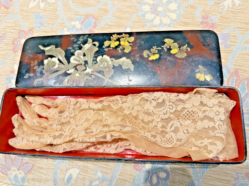 Antique victorian lace evening - antique,