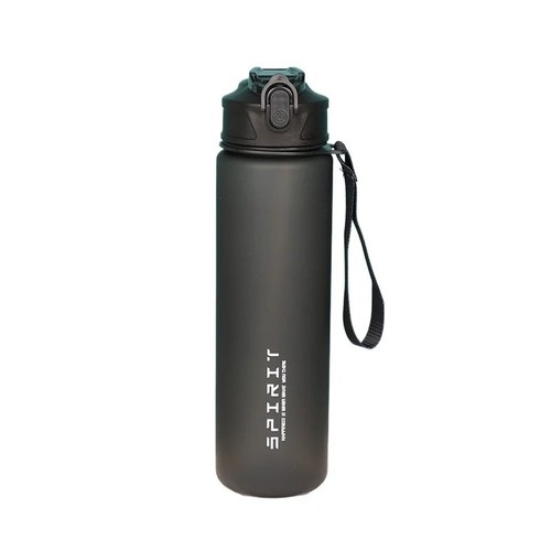 Water bottle with straw - water,