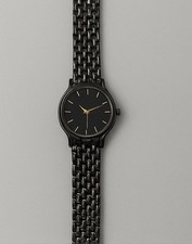 PORSCHE Style QUARTZ Race Sport Casual Dress Black Steel Men’s Watch VINTAGE 80s