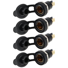 4x Cigarette DIN Power Socket Replacement Compatible with BMW Motorcycle