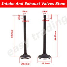 Intake And Exhaust Valves Stem For LEXMOTO Pulse Adrenaline 125  K157FM