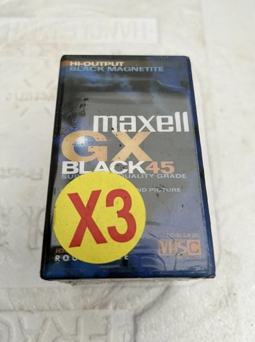 Maxell blank vhs - maxell, gx