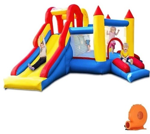 Bouncy castle with - with, slides