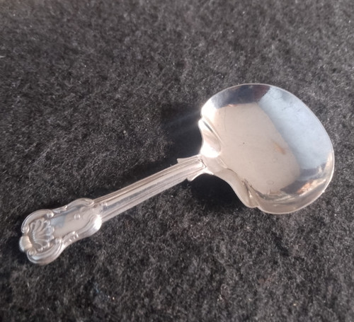 Antique silver caddy spoon - antique,