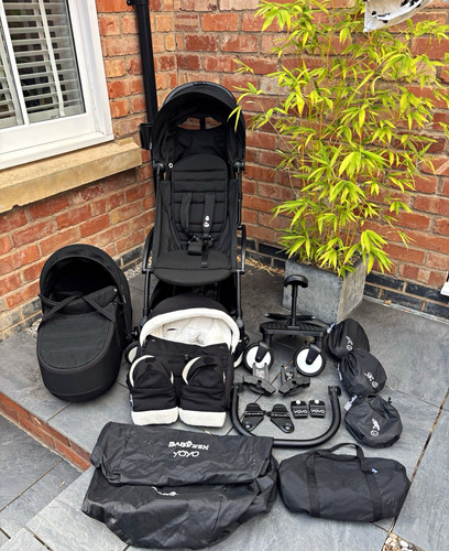 Stokke yoyo2 black pushchair - black,