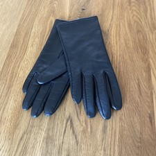 M&S Ladies Black Real Leather