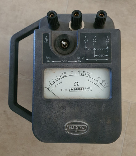 Et6 megger earth - megger, tester
