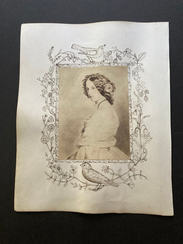 Victorian pen and ink border